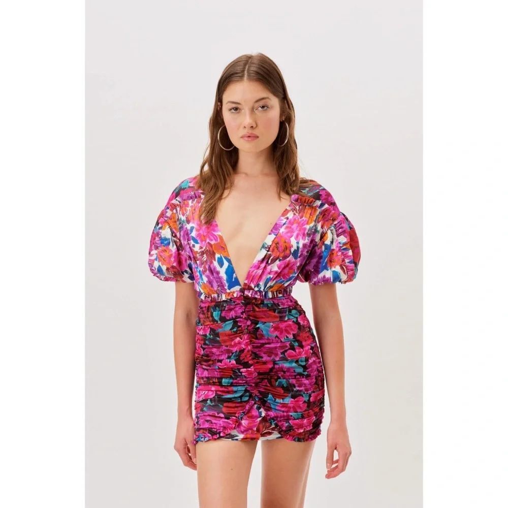 Free People x For Love & Lemons Cassandra Mini Dress